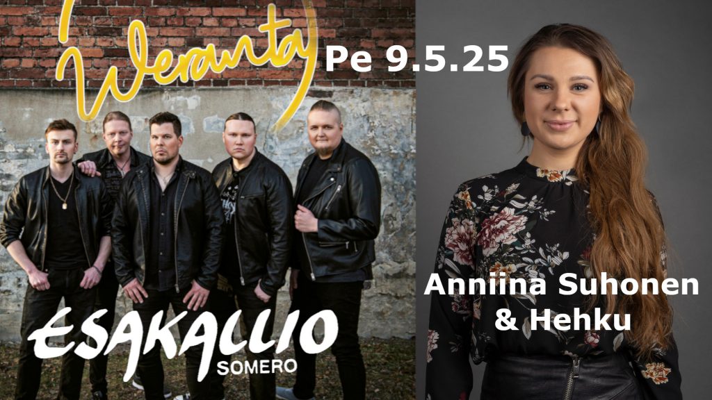 Weranta ja Anniina Suhonen & Hehku perjantaitansseissa
