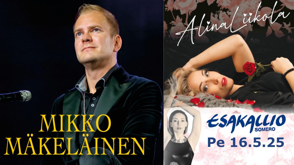 Mikko Mäkeläinen & Myrskylyhty ja Alina Liikola & Afrodite perjantaitansseissa