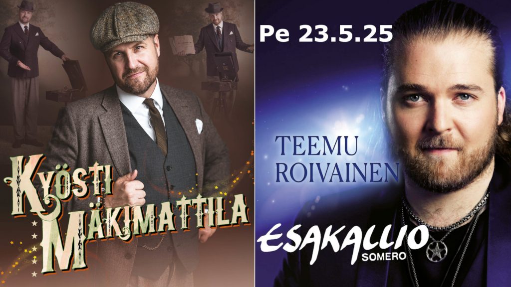 Kyösti Mäkimattila & Ajaton sointu ja Teemu Roivainen & Energia pe tansseissa