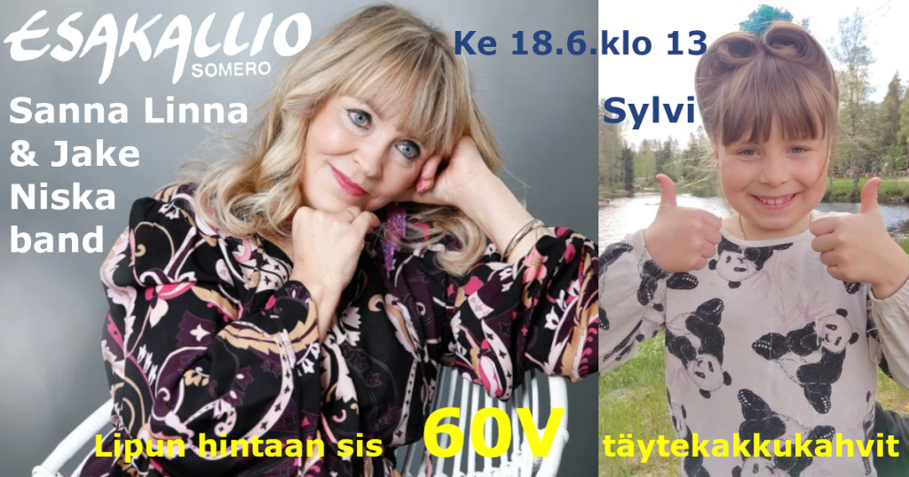 Sanna Linna & Jake Niska Band ja Sylvi iltapäivätansseissa