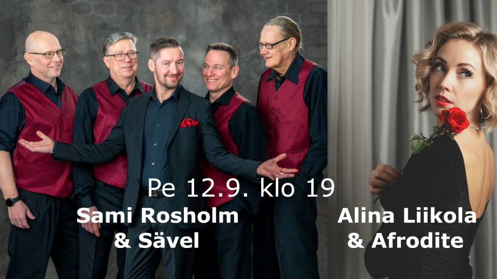 Sami Rosholm & Sävel ja Alina Liikola & Afrodite perjantaitansseissa