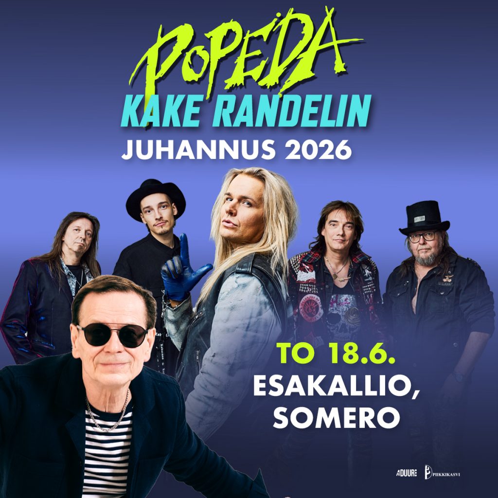 Popeda x Kake Randelin Esakalliolla juhannusviikon torstaina
