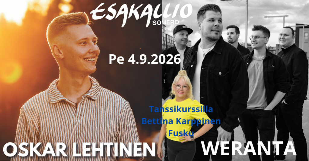 Oskar Lehtinen & Kajo ja Weranta iltatansseissa