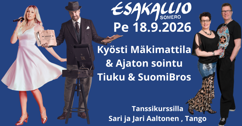 Kyösti Mäkimattila & Ajaton sointu ja Tiuku & Suomibros iltatansseissa