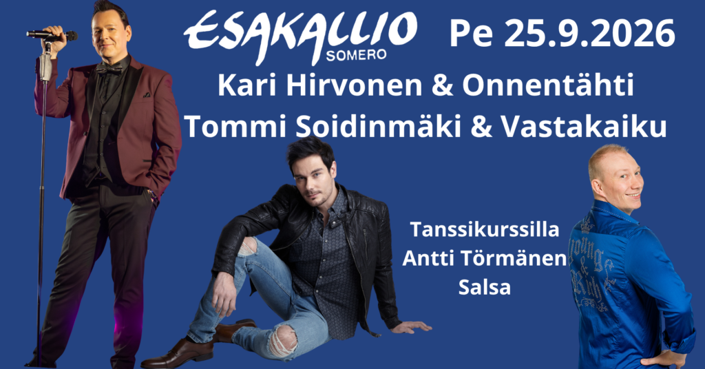 Kari Hirvonen & Onnentähti ja Tommi Soidinmäki & Vastakaiku iltatansseissa