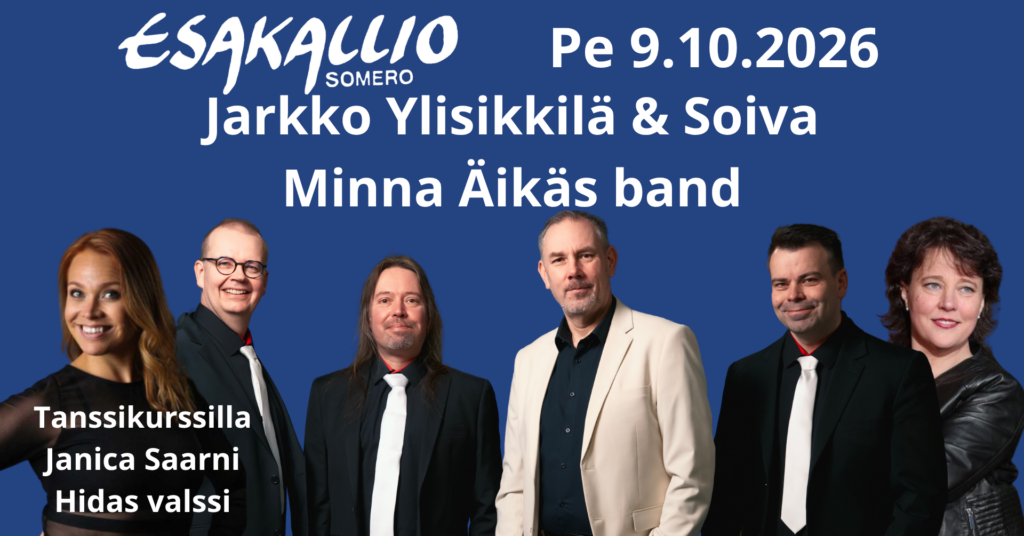 Jarkko Ylisikkilä & Soiva orkesteri ja Minna Äikäs band iltatansseissa